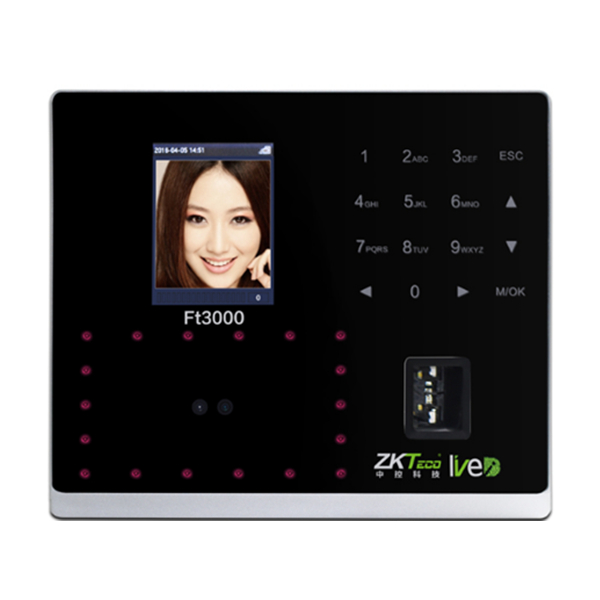 ZKTeco熵基FT3000人臉識(shí)別考勤門(mén)禁一體機(jī)